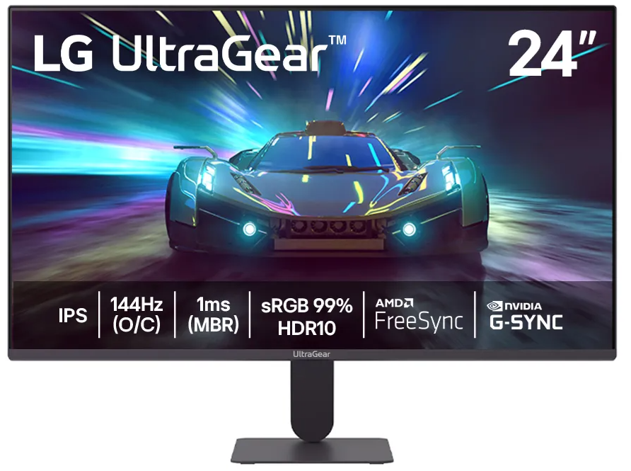 LG UltraGear 24" 24G411A-B Full HD 144Hz