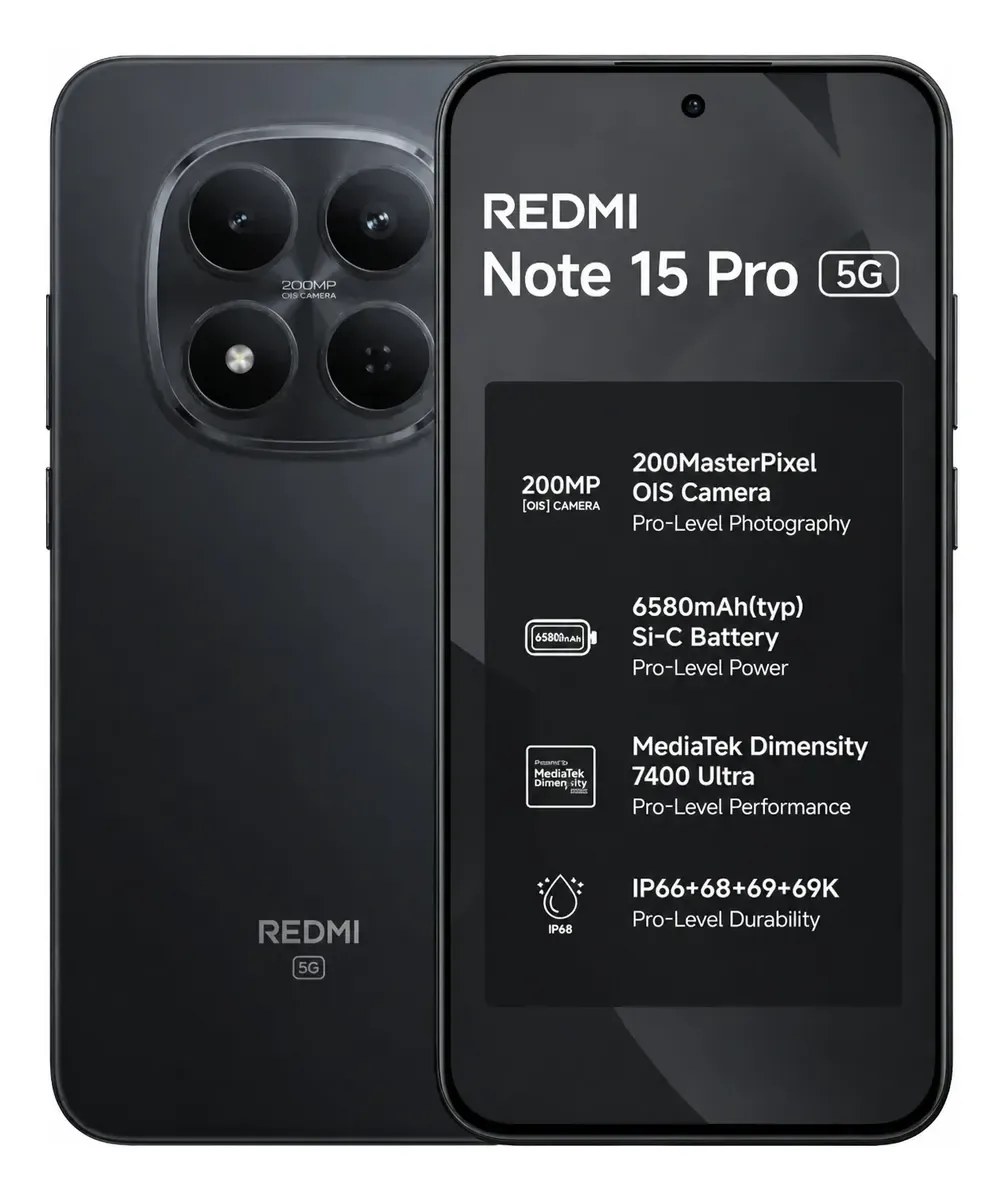 Xiaomi Redmi Note 15 Pro 5G 8GB RAM 512GB