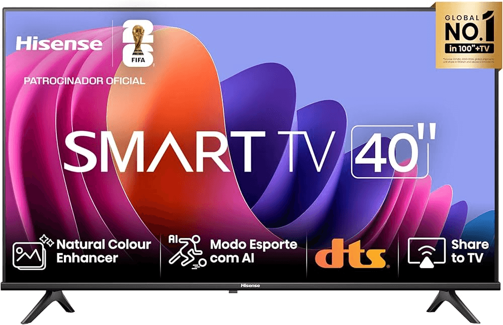 Melhores TVs 40 Polegadas em 2025/2026: Custo-benefício